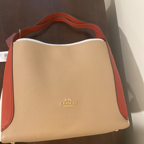 Coach beige leather shoulder bag - NEVER WORN - Picture 5 of 8